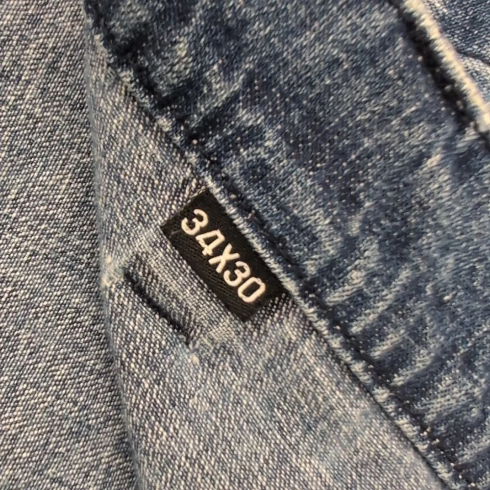 Vintage Express “Seven7” Wide-Leg Button Fly Jeans Women's 34x30